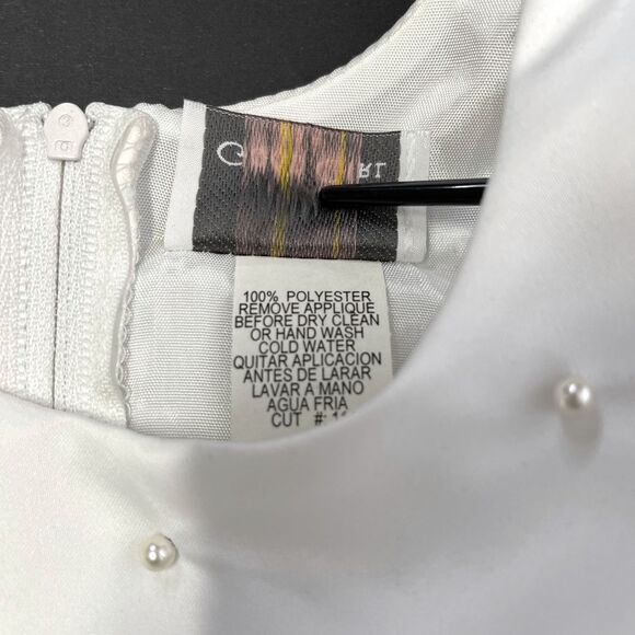 Good Girl Childrens‎ White Pearl Formal Party Wedding Event Dress, Good Girl 499 - Picture 7 of 14